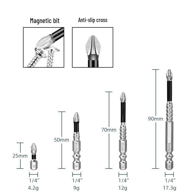 Magnetic Phillips Head Electric Screwdriver Bit