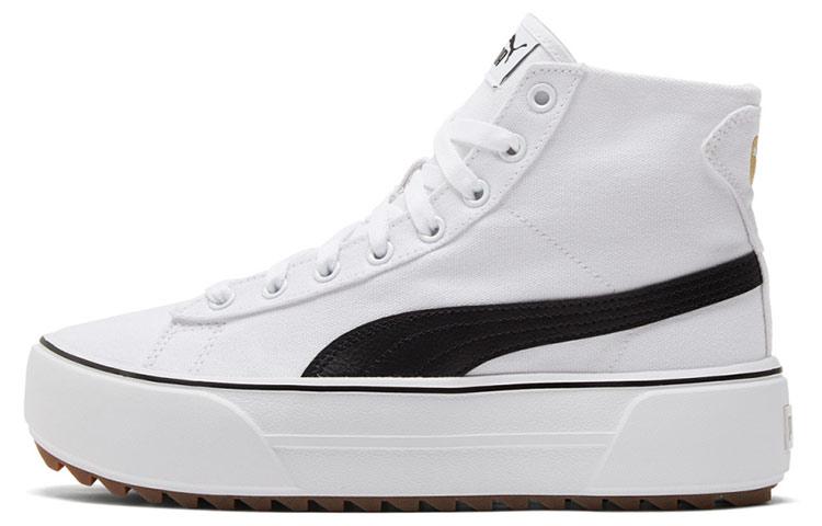 PUMA Kaia Mid Cv  White Black  Women s 384409-01 37