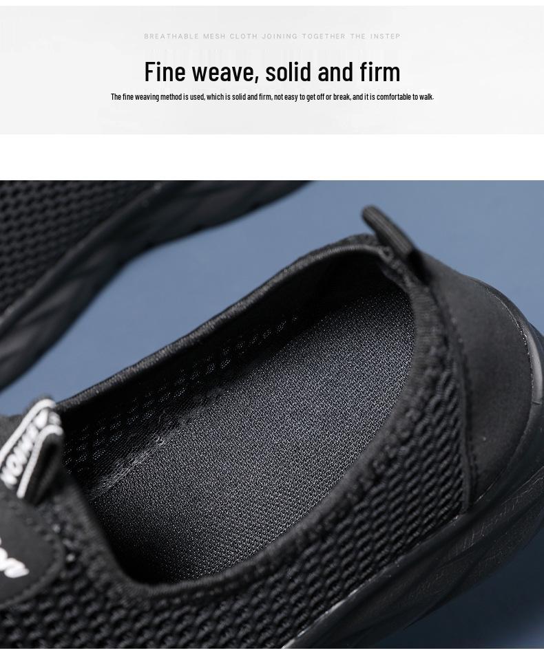 Chaussures de sport d'été respirantes en mesh pour hommes, Baskets décontractées grande taille