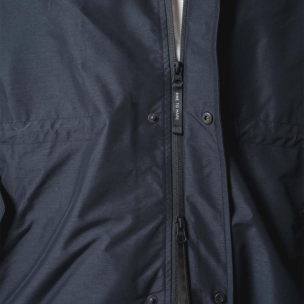 Ametohare Warm Trench Coat AH-1017 Men's (Black, M)