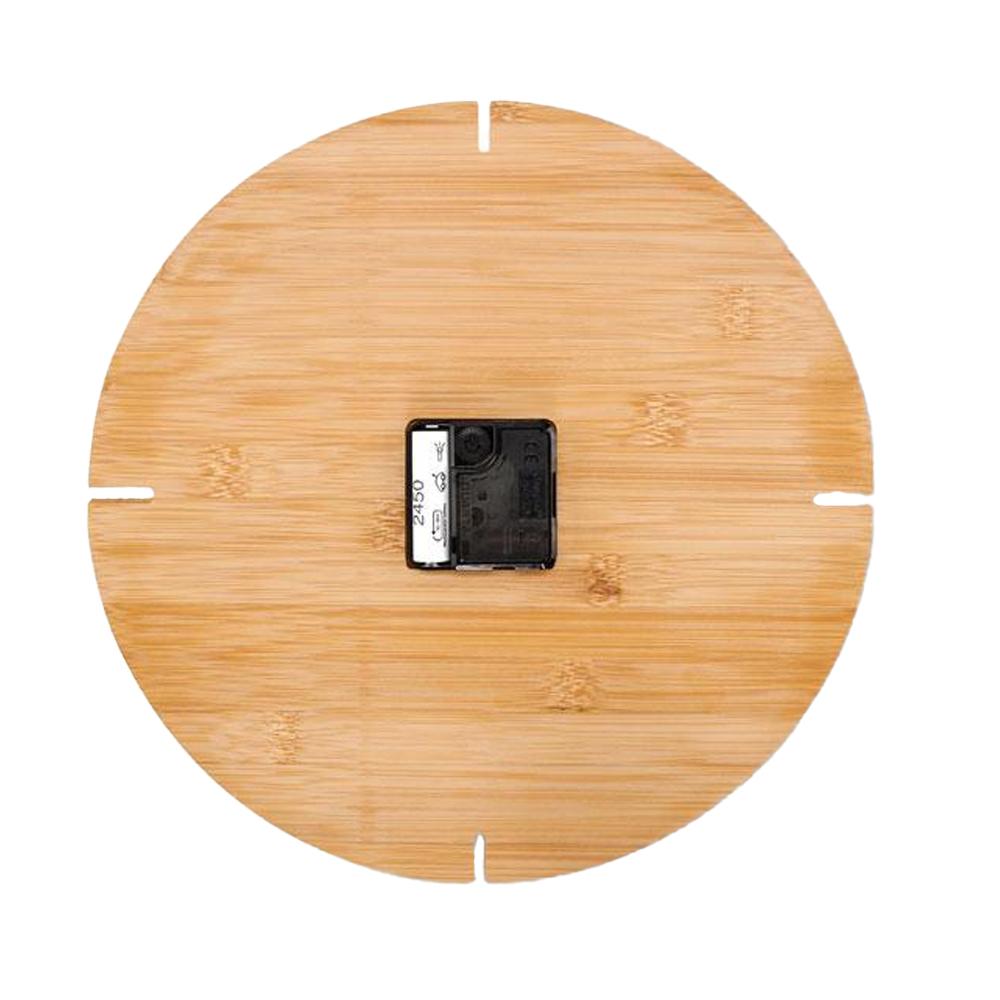 MidOcean Esfere Bamboo Round Wall Clock