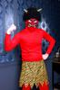 Clearstone Cosplay Halloween Setsubun Scary Red Oni Red Men's