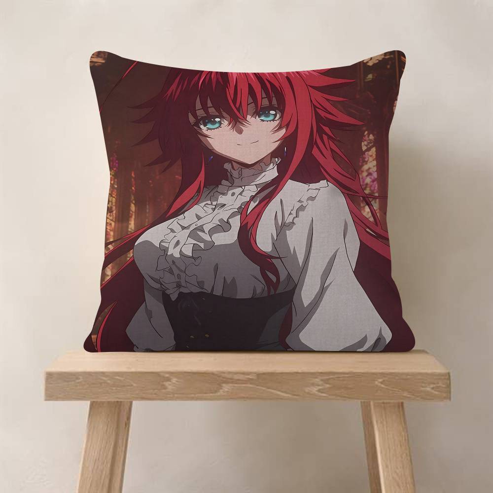 Anime HHigh School DxD Cushion Cover Inches Farmhouse Decor Home Throw Pillow Covers For Couch Decorations