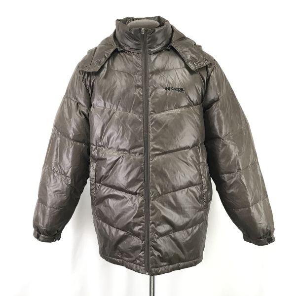 

Пуховик Kaepa 70% Пух Мужской L Коричневый Съемный Капюшон Пальто-скамейка