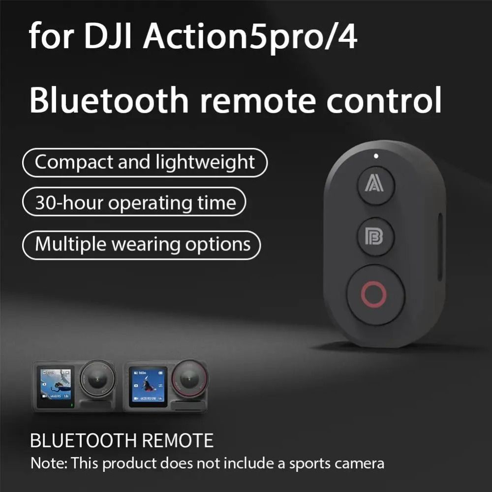 Shutter Control Bluetooth Remote Control Selfie Remote for DJI Action4/5pro Travel Photography