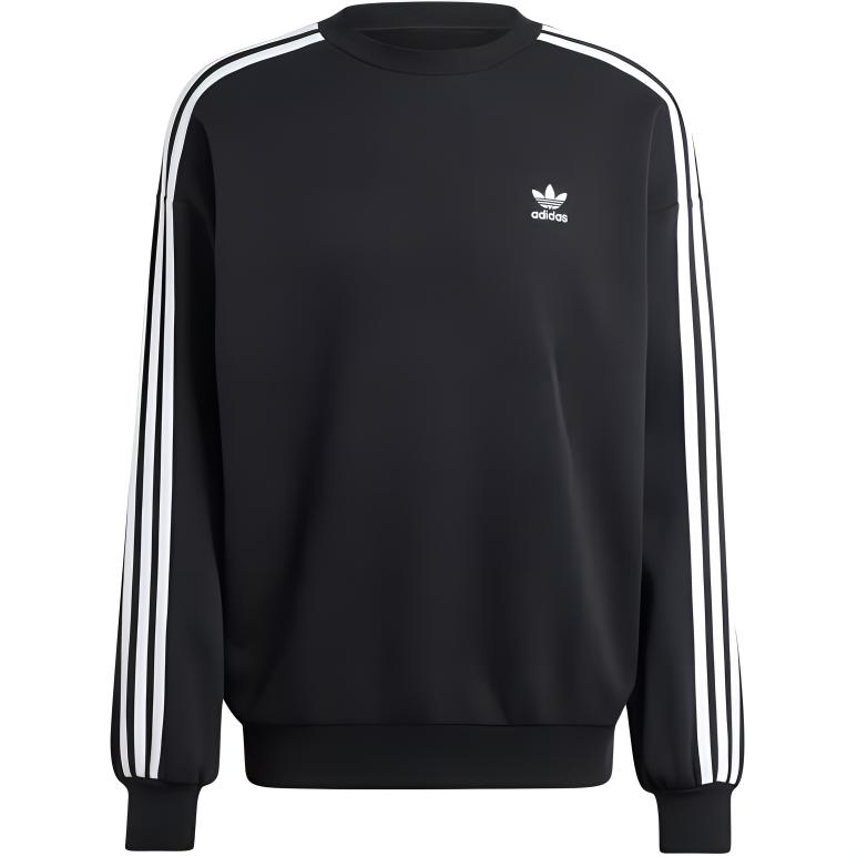 adidas Originals Adicolor Oversized Crew Sweatshirt Black IZ1829 XS