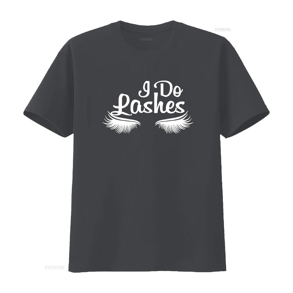 I Do Lashes Makeup Beauty T shirt vintage Washed Soft Casual Breathable streetwear Stylish Top For Everyday Wear Slightly homme