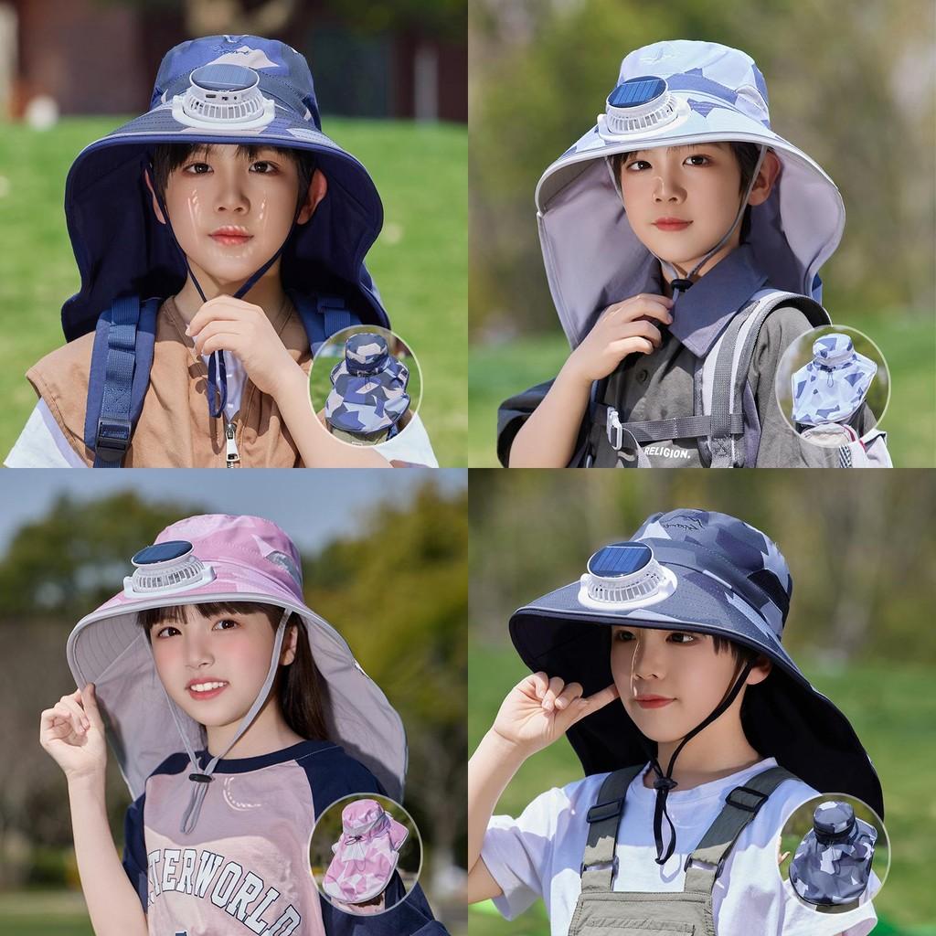 Kinder Sommer Eimerhut mit breiter Krempe und Sonnenschutz für Außenschutz