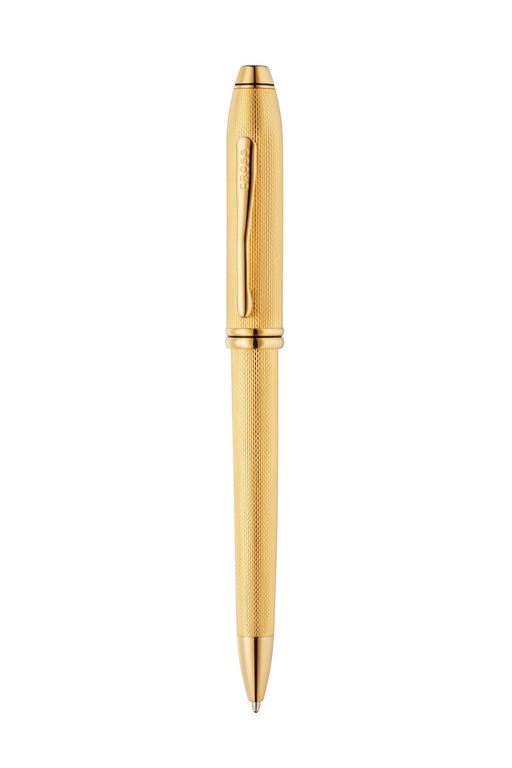 

CROSS Townsend Diamond Pattern Ballpoint 23K Gold Pen, Plated, NAT0042-77