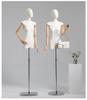 Adjustable Height Mannequin Stand with Arms for Women's Clothing Display