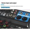 5-Channel USB Bluetooth DJ Mixer: Driver-Free Sound Card for Live Broadcast, Home, and Stage Use