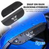 For MINI Carbon Fiber Car Rear View Mirror Rain Eyebrow Shield Sun Visor Accessories Cooper R55 R56 R57 R58 R59 R60 R61 JOHN