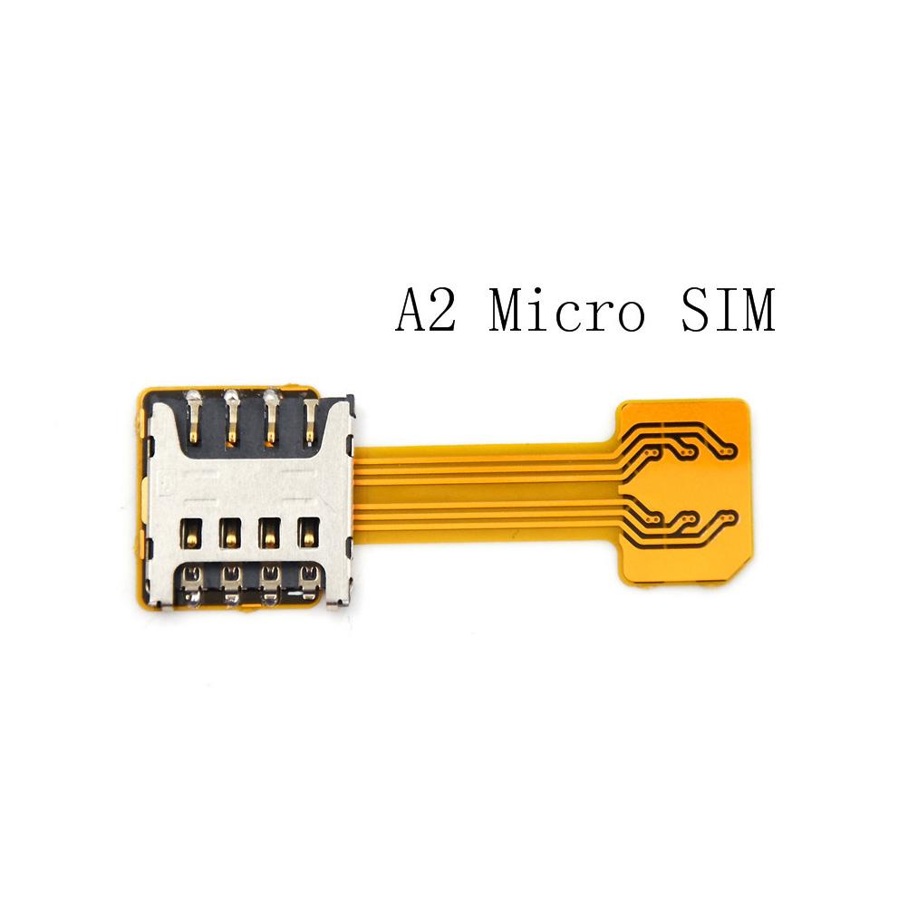 

1pc Hybrid Dual Micro Nano SIM Card Adapter Converter Extension SD Slot Android