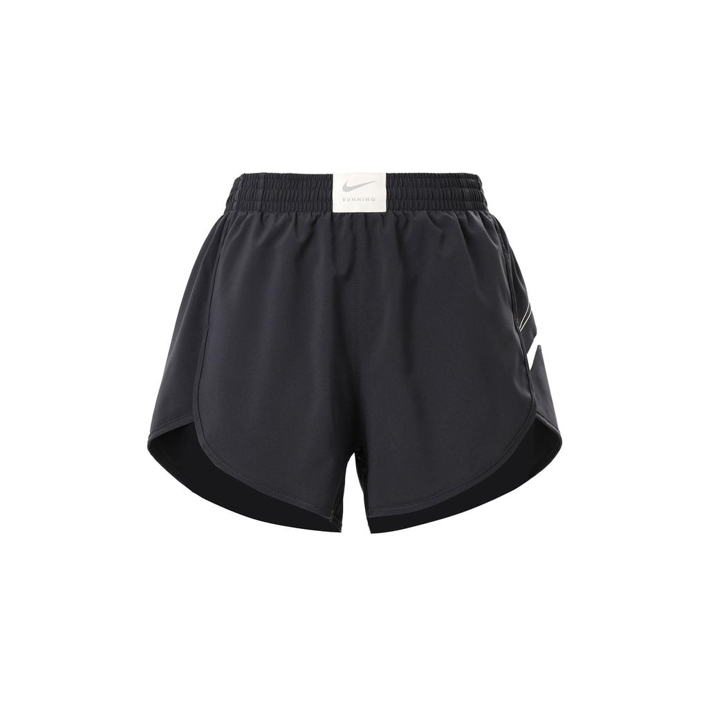 Nike Quick-Dry Breathable Logo Print Lace-Up Casual Fitness Shorts Women shorts Black DD5972-045