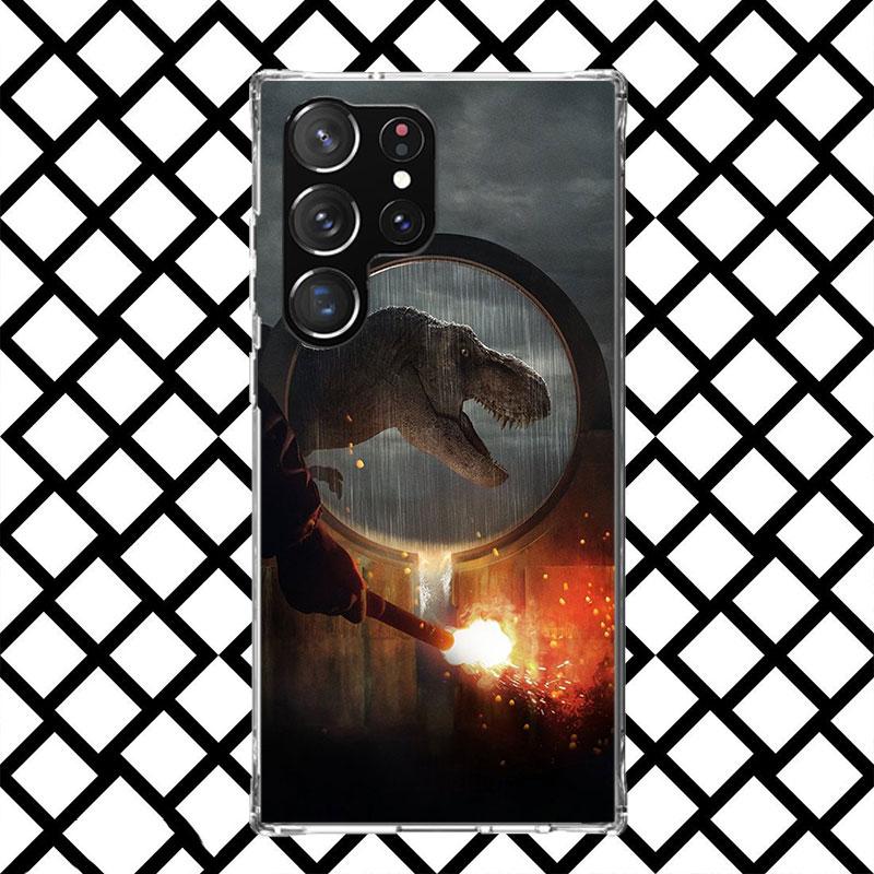 Jurassic Park Dinosaur World Phone Case for Samsung Galaxy S26 S25 Edge S24 S23 Ultra S22 Plus S21 FE S20 + Soft Cover Print Fun