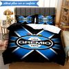 3PCS Grêmio FBPA Printed Soft Bedding Set,Including 1pc Duvet Cover And 2pcs Pillowcases Perfect for Bedroom, Dormitory, Fan Gift