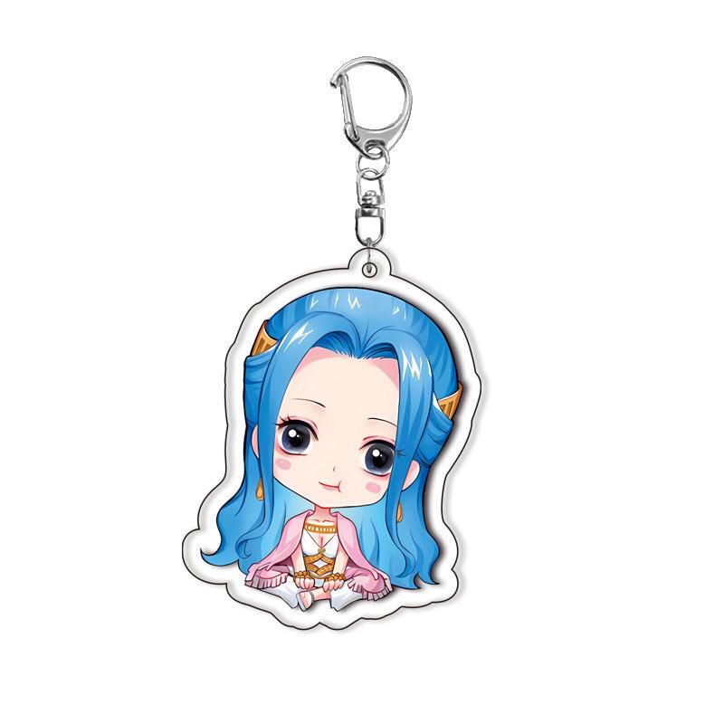 Layer One Piece Acrylic Double-Sided Luffy Keychain Anime Backpack Pendant
