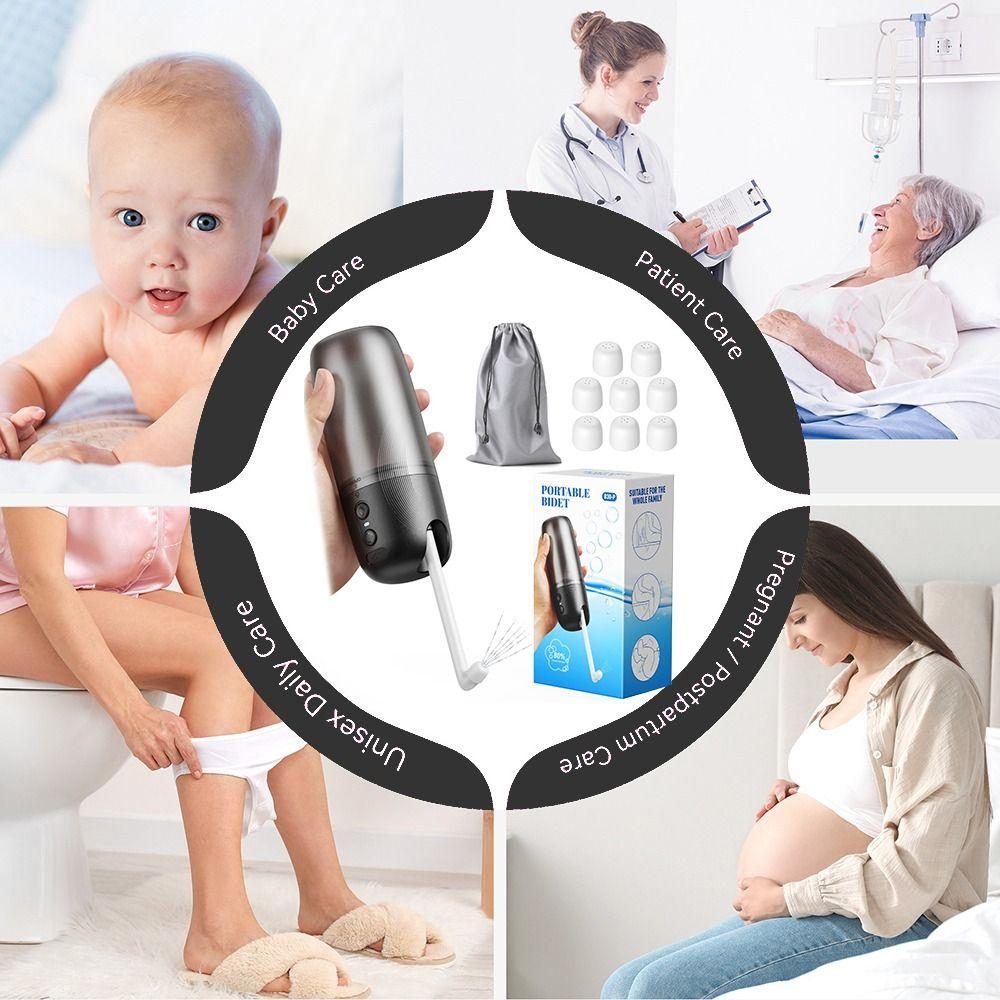 3 Pressure Modes Handheld Bidet Rechargeable Toilet Spray New Hand Sprayer Shower Head  for Travel