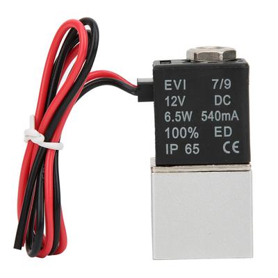 Hızlı Tepki Solenoid Valf Su Hava Yağ 2 Pozisyonlu 2 Yollu Alüminyum Alaşımlı Gövde Valf DC12VG14in