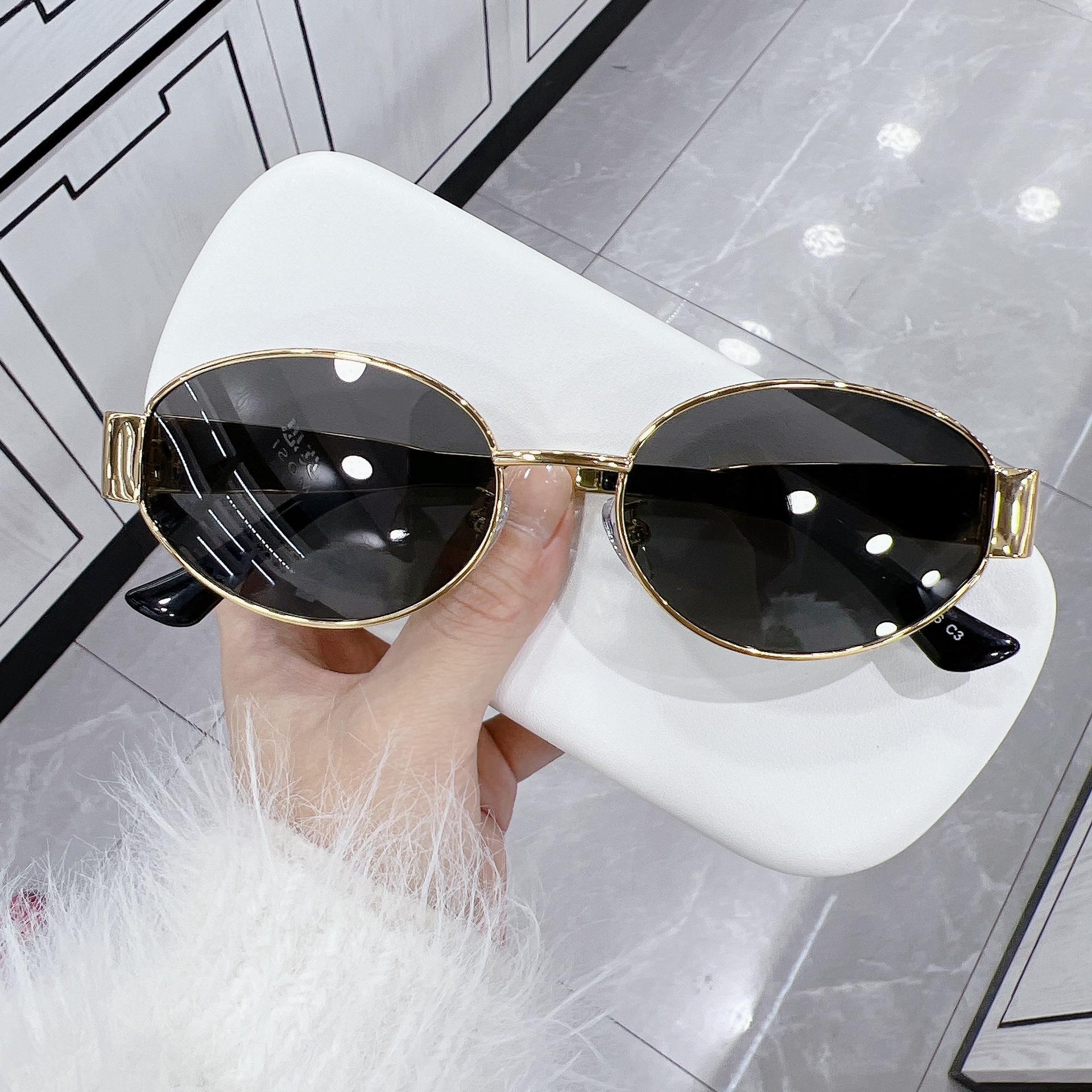 

Cat Eye Sunglasses Fashion Street Photo Women S Sun Glasses Men Ellipse Eyeglasses Outdoor Travel Driving Uv400 Goggles Eyewear