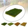 Height 12mm Artificial Grass Tufts Hand Tear Static Grass Cluster  Garden Decoration