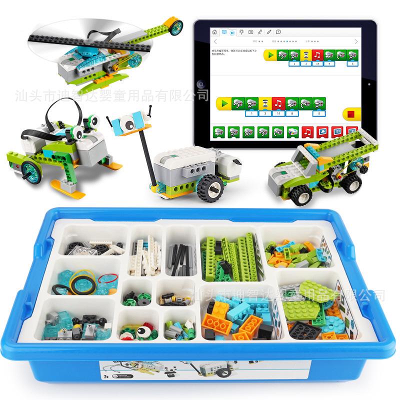 LEGO-Compatible Wedo 2.0 Programmable Robot Teaching Kit for Scratch 3.0