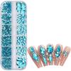 12Grids Nail Rhinestones Luxury Nail Charms Glitter Crystal Jewelry Gems Nail Art Decoration Diy Manicure Rhinestones