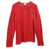 90s Old Long Sleeve Cotton Knit Sweater M Red Series Men's Used