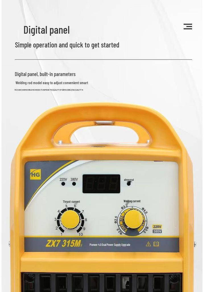 Shanghai Hugong ZX7-315/400 DC Dual Voltage Industrial Welding Machine 220V/380V All Copper