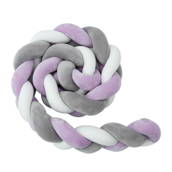 

Подушка для детской кровати, мягкая, удобная, хорошая устойчивость, защита от деформации, фланелевая плетеная боковая подушка для кровати, товары для дома