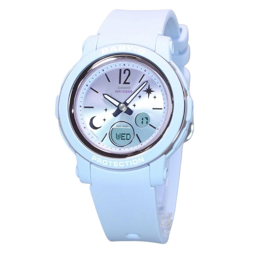 Casio Baby-G Moon And Star Series Analog Digital Resin Strap Purple Dial Quartz BGA-290DS-2A 100M Women's Watch