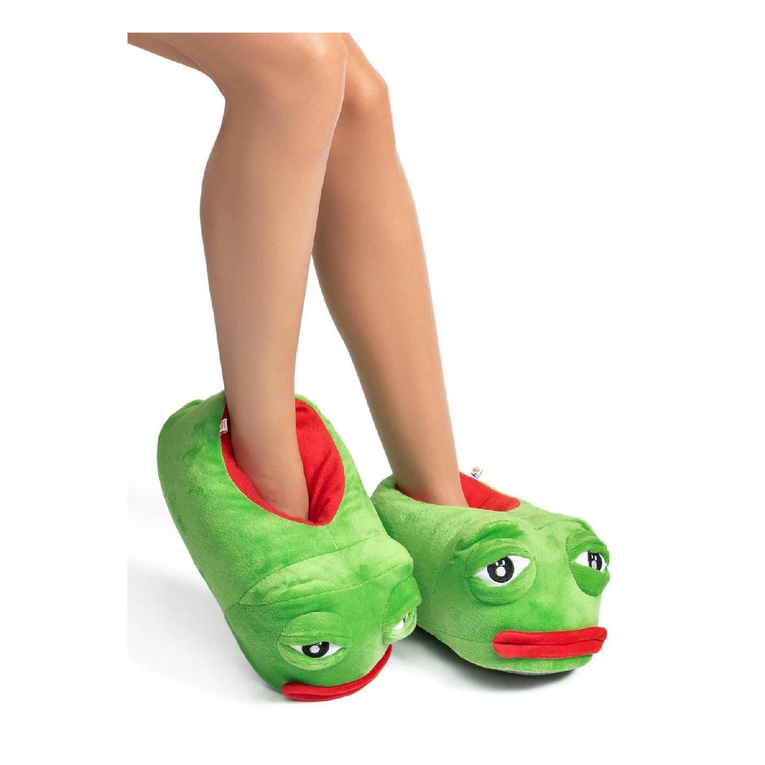 

Cc0550 Z Tw Frog Зеленые женские тапочки 36-37