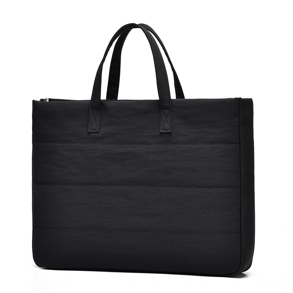 TS JYL laptop bag,Commuter Shoulder Laptop Bag Air Cushion Tote Bag Fit 14 16 Inch Notebook