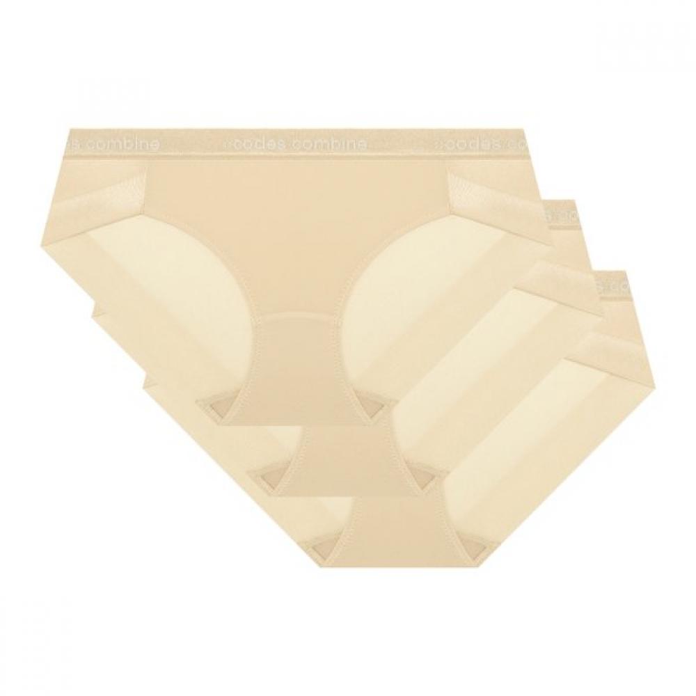 Codes Combine Innerwear Women Basic Hipster Panty Skin Cfwbp361 Sss 3pack 361-SSS/90