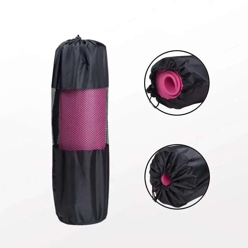 Yoga Mat Mesh Bag with Thickened Oxford Fabric Bundle Pocket Yoga Mat Mesh Bag Convenient Mesh Yoga Mat Storage Bag