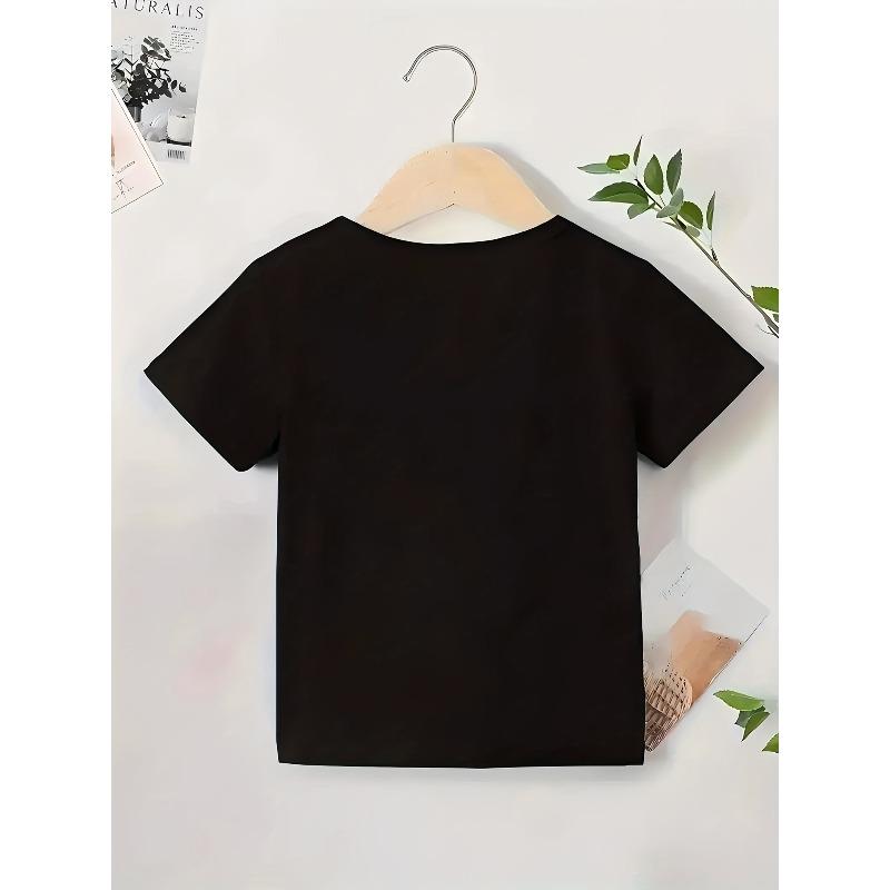European sizes Graphic Tee for Kids Fun and Colorful Design Perfect Summer Casual Wear Ideal Gift for Family Gatherings Birthdays and Playdates