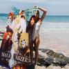 Band M-Malice M-Mizer Big Microfiber Beach Towels Quick Dry Towel Sand Beach Towels Pool Towel For Travel Swim Pool Yoga