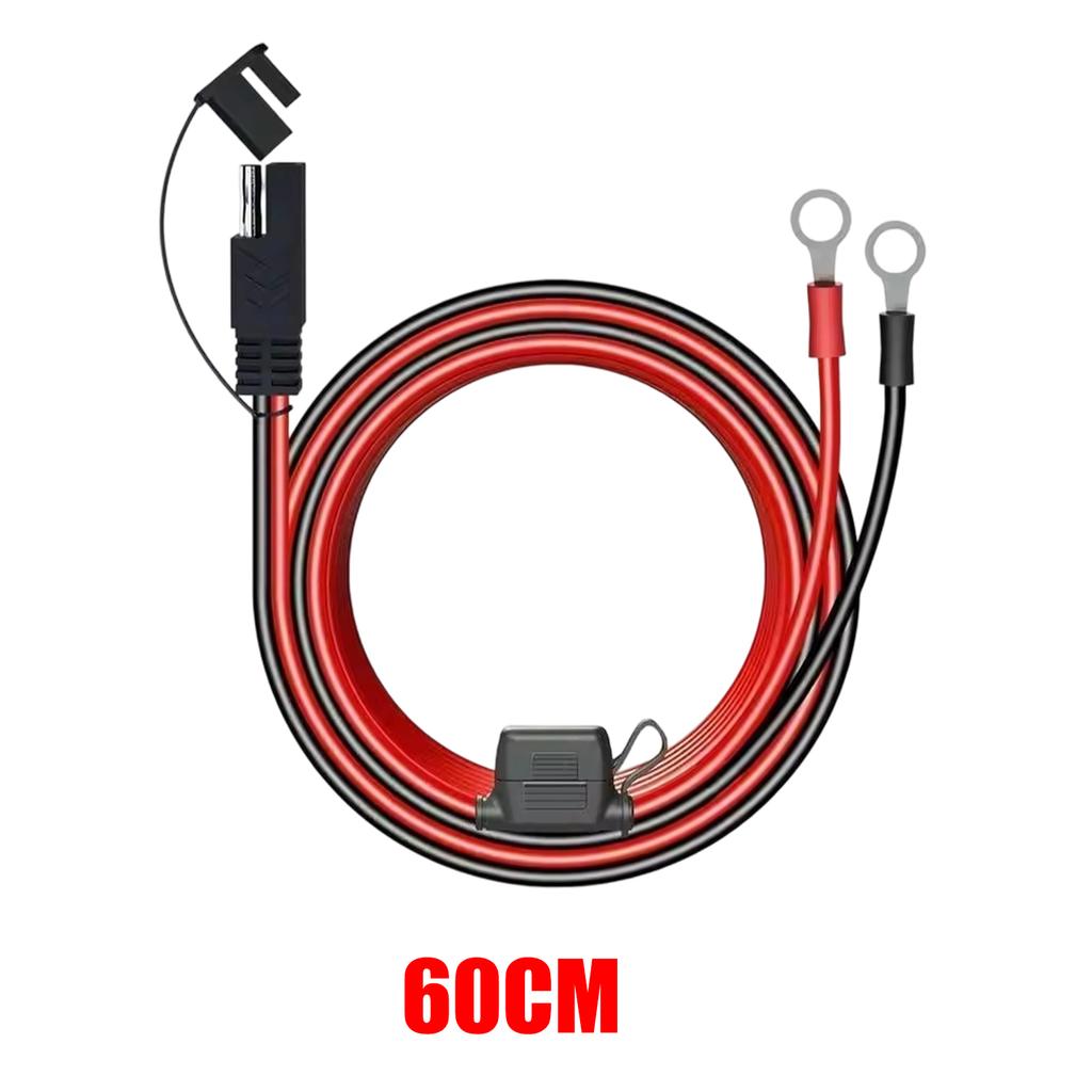 Cord 16AWG Car Extension Cable Battery Charging Cable SAE Waterproof Solar Vehicle Battery Power Cable To SAE 12V-36V Solar Plug