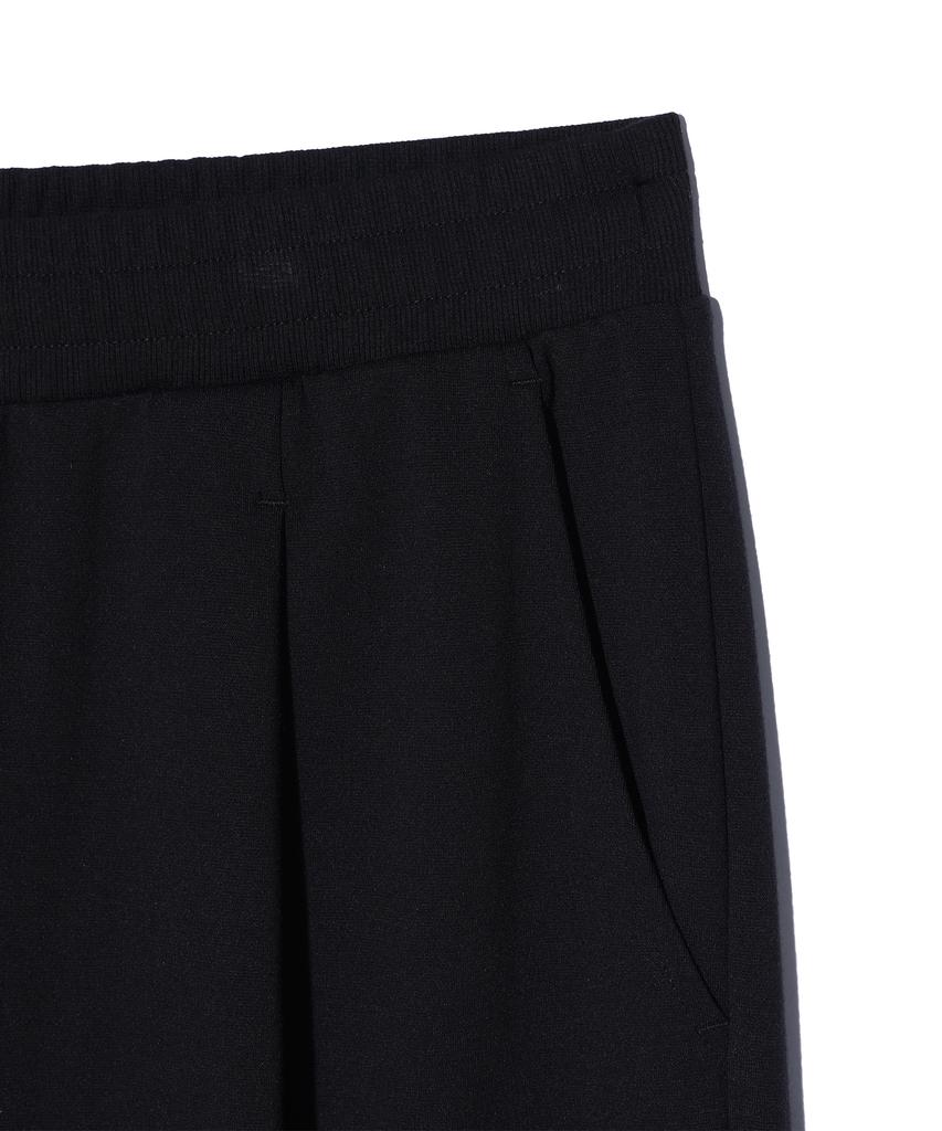Eonoideu One-Pleat Wide Sweatpants Black (Lp6Pu184-076)