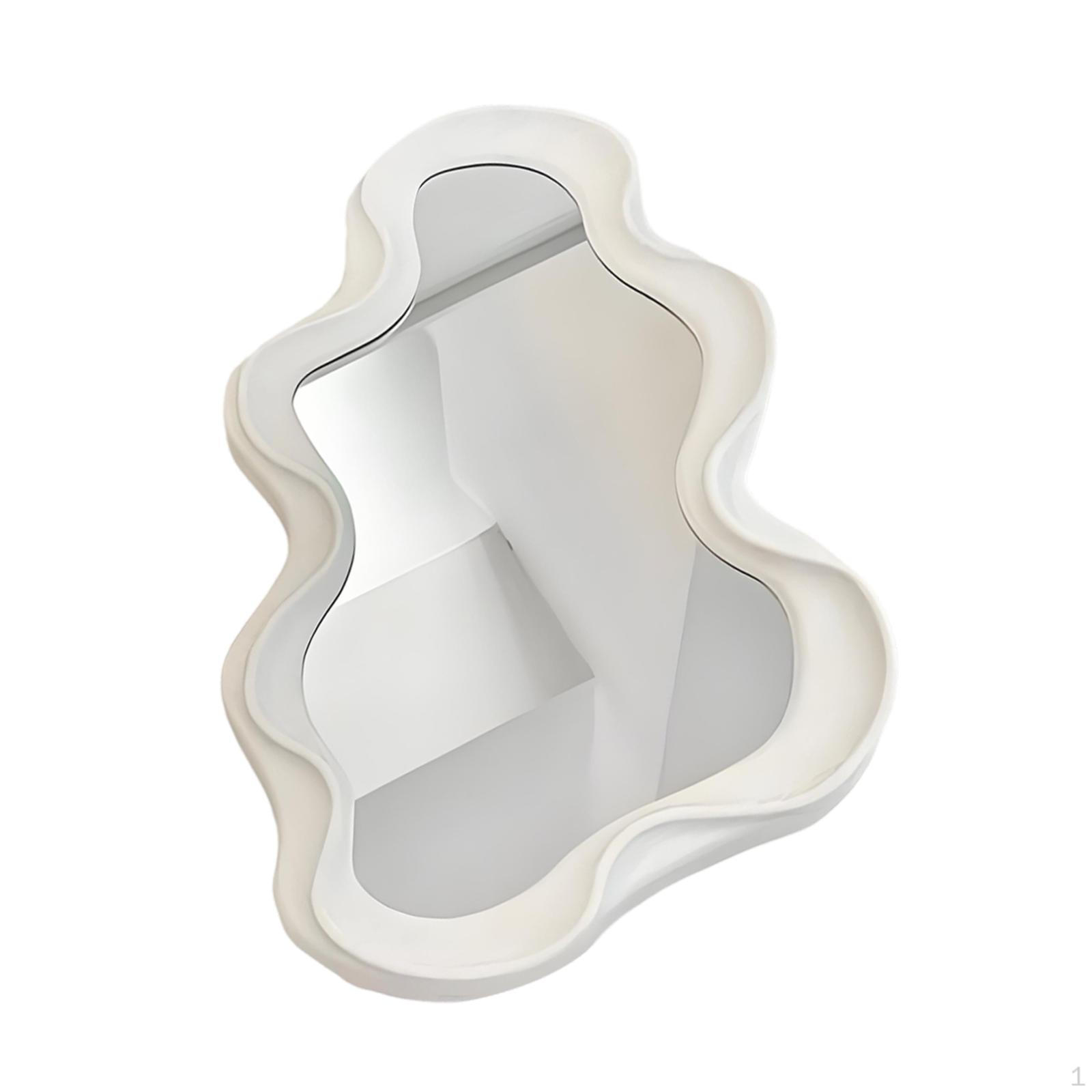 

Mirror Tabletop Decorative Home Decor Make up Vanity Wall Mounted for Washroom Entryways