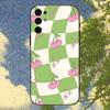 Checkerboard Checked Chess Board Phone Case For Samsung S25,S24,S21,S22,S23,S30,Ultra,S20,Plus,Fe,Lite,Note,10,9,5G Black Cover