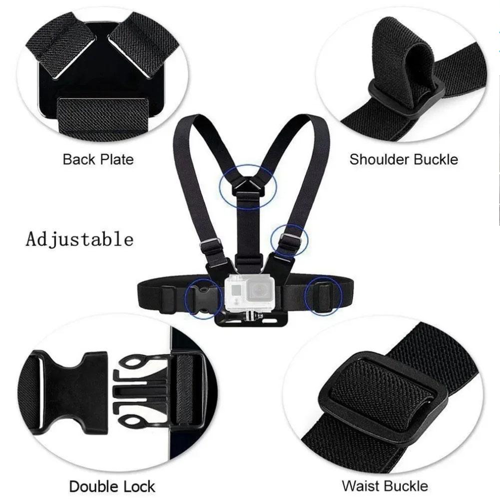 Chest Strap Rotate Phone Mount for Mobile Phone Iphone Holder Chest Strap for Gopro Hero Insta360 Osmo Camera Accessories POV