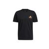 T Shirts Men's Black Crew Neck Moderate Straight Fit GN5112
