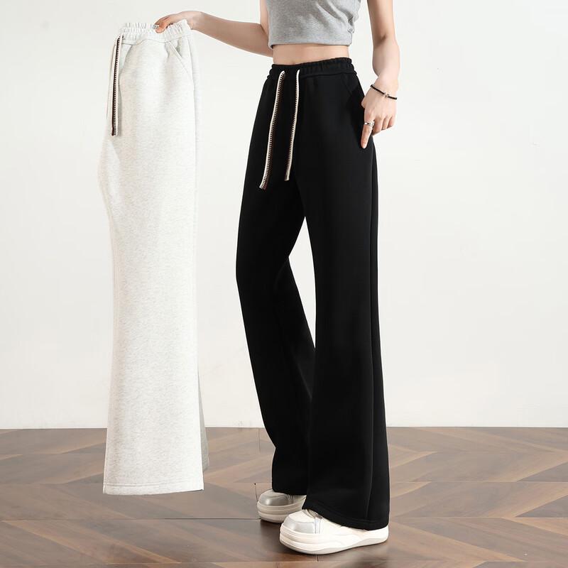 Baleno Women's High-Waist Flared Casual Sport Pants