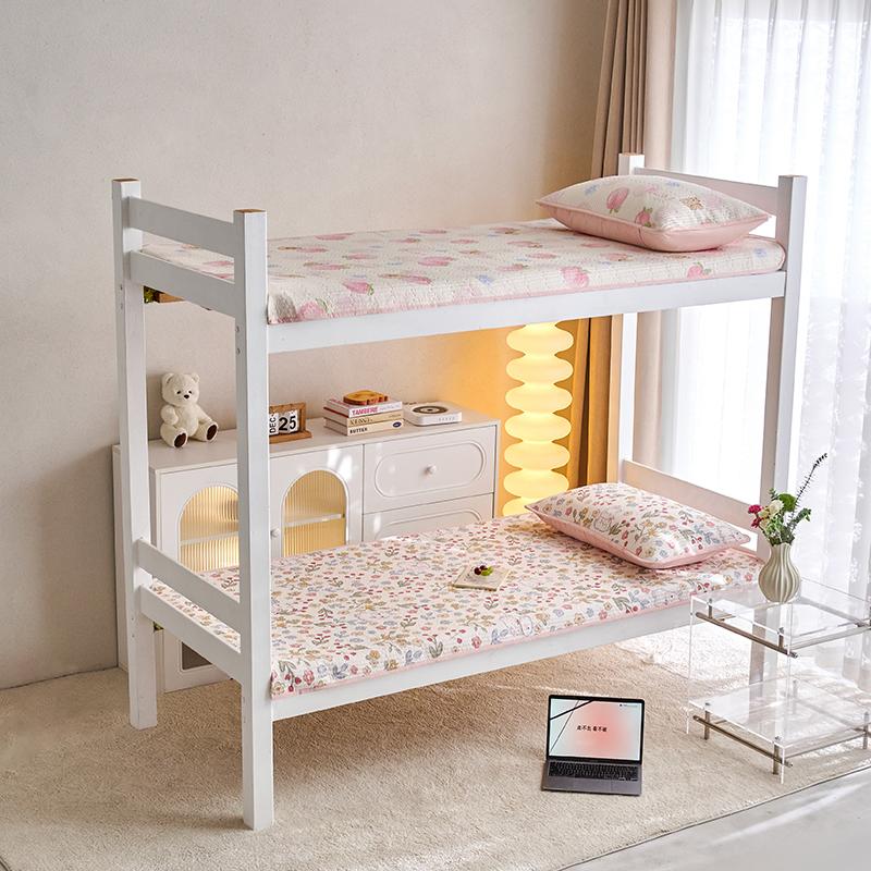 (Student Season) Small Fresh Printed Cotton Bed Cover Student Bed Cover