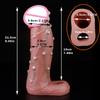 SXXY Büyük Sıvı Silikon Gerçekçi Penis Kollu Erkekler Için Dick Büyütme Cilt Duygu Yetişkin Erkek Seks Oyuncak Gecikme Boşalma