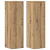Plant Stand Set of 2 Artisan Oak Finish 25 x 25 x 80 cm Engineered Wood