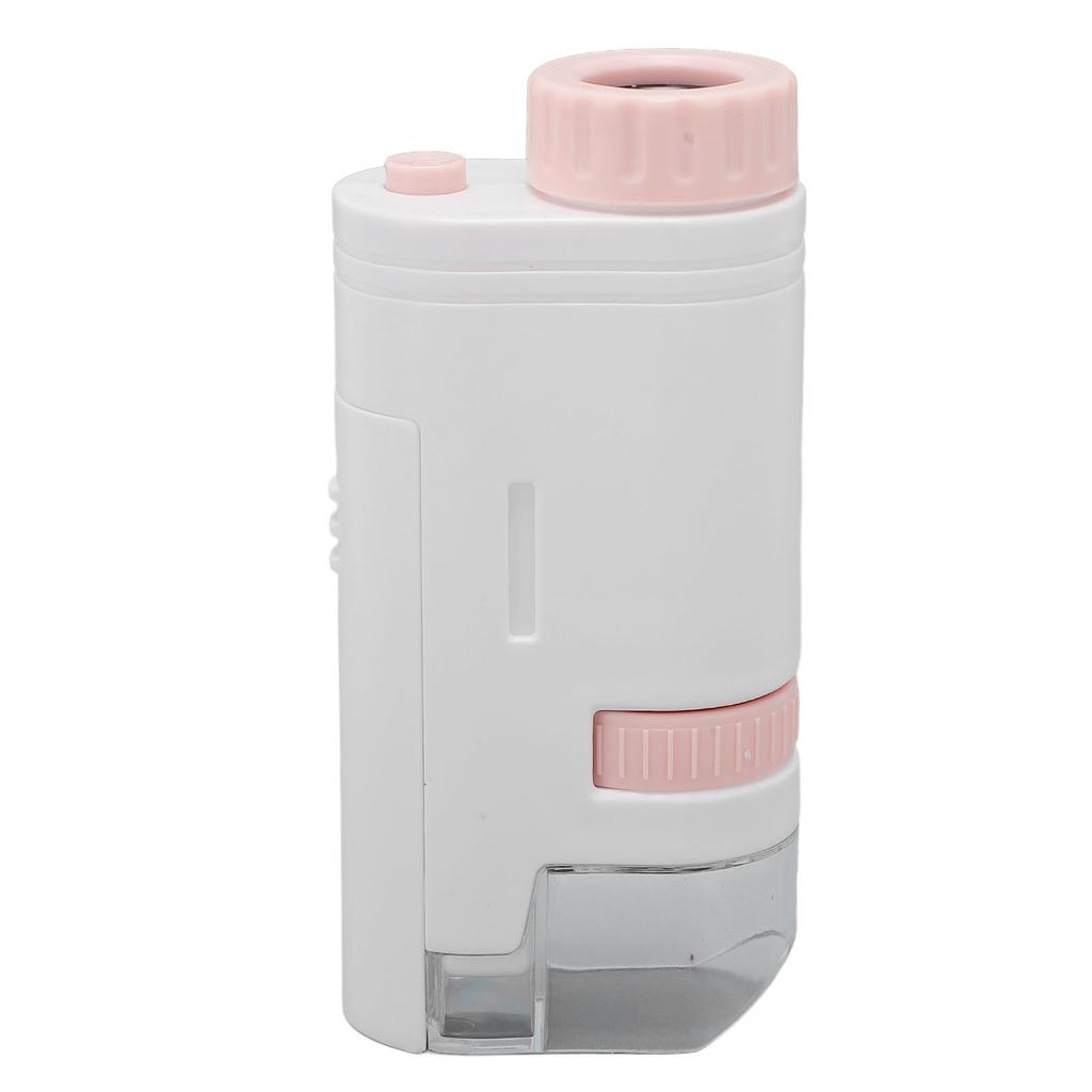 Kids Microscope Portable Miniature Microscope Pocket Microscope for Home School Outdoor Science Expe