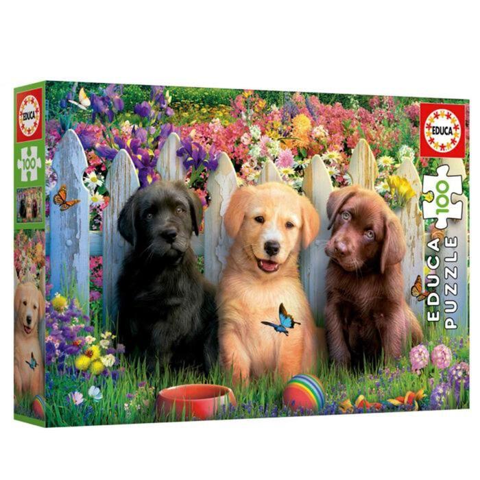 Puzzle 100 Pièces : Chiots