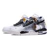 Nike Flight Legacy Long Yin Mid Top Vintage Basketball Shoes Men's Black White Gray BQ4212-102(Team691-)